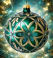 Julepynt ornament glas kugle julegave